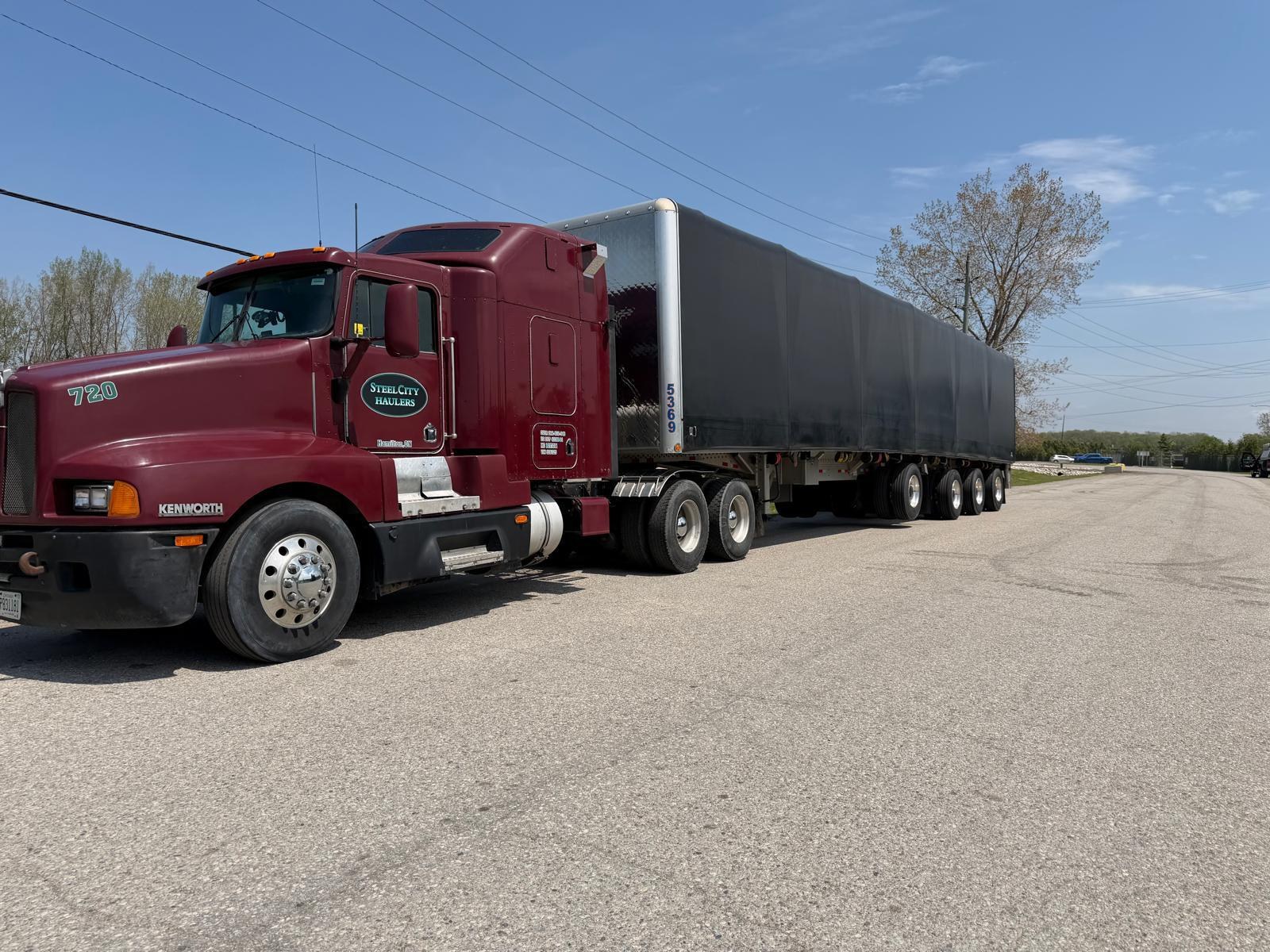 SteelCity Haulers Kenworth 720 truck and trailer